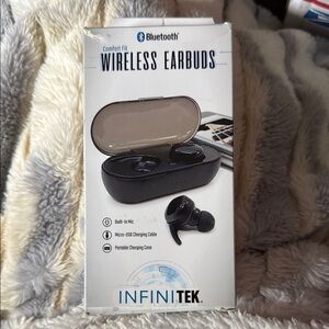 Black Wireless Earbuds
